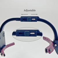 Loupes binoculaires dentaires 4X 5X 6X en option, lampe frontale chirurgicale LED 5W, loupes médicales à fixation sur la tête, équipement de laboratoire dentaire