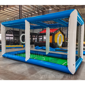 Arena de Fútbol Inflable Plegable de la Marca EJIA, Personalizada de Fábrica, con Obstáculos, Red de Seguridad, Campo de Carreras de PVC Resistente - Product Image 4