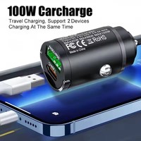 Chargeur rapide USB pour voiture 200W, chargeur rapide USB PD 3.0, adaptateur de charge rapide USB Type C pour téléphones iPhone Xiaomi 17 15 Samsung VIVO