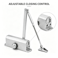 Ferme-porte hydraulique, taille universelle EN2 25-45kg pour l'installation de portes en bois neuves, compatible OEM