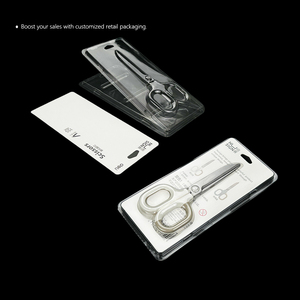 Trong suốt gấp thẻ vỉ bao bì phụ kiện phần cứng nửa gấp kéo PVC vỉ bao bì hộp - Product Image 2