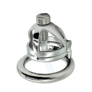 FRRK - Jaula de Castidad Masculina con Catéter para Hombres, Dispositivo de Castidad, Jaula para Pene Pequeño, Envío Directo - Product Image 2