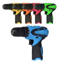 Perceuse à percussion sans fil portable 21V Tournevis électriques 2 en 1 perceuse électrique à main rechargeable au lithium Tournevis électrique domestique
