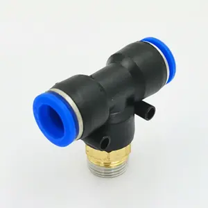 blue color PB air fittings quick connect pneumatic fittings