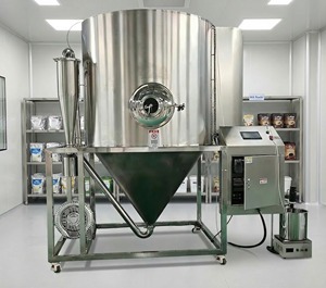 <span class=keywords><strong>Machine</strong></span> de séchage par atomisation <span class=keywords><strong>LPG</strong></span> 10 5L pour la production de poudre de détergent, de lait en poudre et d'extrait de café - Product Image 1