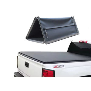 Cubierta de lona plegable de vinilo suave personalizada para camioneta, con cierre, impermeable, para <span class=keywords><strong>Ford</strong></span> F150 NP300 2009-2014, caja de 5.5 y 6.5 pies - Product Image 1