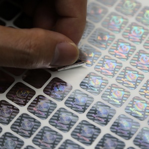 Customized Anti-counterfeit Holographic <b>Sticker</b> <b>Security</b> Logo Print 3d Hologram Label Sheet - Product Image 1
