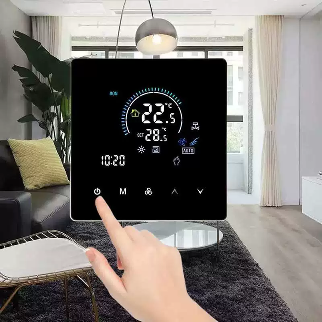 WiFi Smart Thermostat for Electric & Water Heating 16A/25A Dry Contact Boiler Thermostat Tuya App Remote Control
