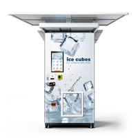 Système de fabrication, emballage et vente automatique de glace Aimir 24/7, kiosque à glace en sachets sans personnel, machine distributrice de glace extérieure avec ensachage automatique