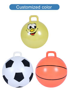 Palla Rimbalzante Arcobaleno da 22 Pollici con Maniglia per Bambini - Product Image 5