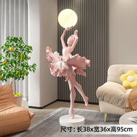 2025 créatif moderne Ballet fille Art LED nuit intérieur/extérieur salon décoration atmosphère festive en boîte ornement pour cadeaux