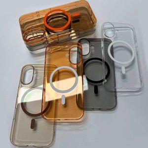 Funda Protectora para Teléfono de PC Súper Resistente, Transparente, Magnética, con Carga Inalámbrica, a Prueba de Golpes, Color Blanco Cristal, para 16/16 <span class=keywords><strong>Plus</strong></span> - Product Image 3