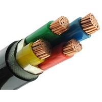 Cable de Alimentación YJV con Conductor de Cobre, Aislamiento XLPE y Revestimiento de PVC, 0.6/1kV, CE, RoHS, IP65, Marca Yilan, 10-300mm2, para Construcción y Minería