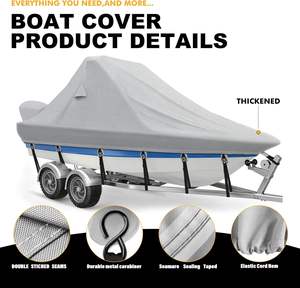 Funda para Barco OBD Stern Tower 600D, Ajustable con Hebilla Metálica, Resistente al Agua y a Desgarros, para Reemplazo/Reparación, Longitud de 18'-20' - Product Image 6