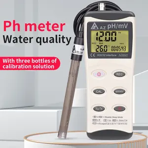 AZ8601 Hochpräziser wasserdichter PH/ORP/MV/TEMP-Wasser qualitäts tester OEM/ODM-unterstützter <span class=keywords><strong>Aquarium</strong></span>-Aquakultur monitor - Product Image 3