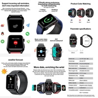 Reloj inteligente TK63, bomba de aire, tipo de bolsa de aire, presión arterial, ECG, deporte de salud, reloj inteligente para hombres y mujeres, monitoreo de salud