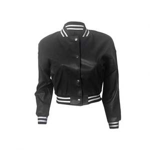 Prodotti di tendenza 2023 nuovi arrivi cappotti in pelle Casual invernali Bomber Top Crop <span class=keywords><strong>abbigliamento</strong></span> giacche da donna <span class=keywords><strong>abbigliamento</strong></span> donna - Product Image 1