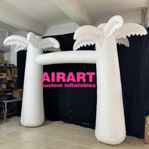 Modelo de Palmera de PVC de 2.7 m de Altura para Fiestas en la Playa, Palmera Inflable Grande para Decoración de Fondo de Escenario - Product Image 5