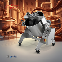 Nouvelle petite machine à mélanger le chocolat LST 10/60/100L, broyeur de fèves de cacao, raffineur de chocolat, avec alimentation solaire pour noix, fruits et lait