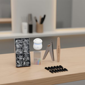 Kit de capsules d'ongles Aokitec 504 pièces, couverture complète avec colle, ensemble de manucure et pédicure, qualité professionnelle de salon, pour adultes - Product Image 2