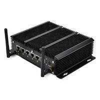 Mini PC de fábrica con dispositivo de firewall sin ventilador Intel para computadora de red industrial 6 puertos Gigabit LAN Pfsense PC