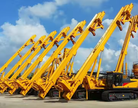 Nouvelle plateforme de forage rotative XR400 de qualité supérieure pour engins lourds, ponceuse de pieux de 118 tonnes avec rotation à 360° °   Fonction de rotation