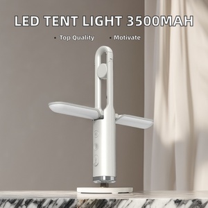 Lámpara de Camping LED Recargable Plegable de 3500mAh, Blanca, para Colgar en la Tienda de Campaña, con Linterna Superior, Portátil, para Jardín y Uso en Exteriores - Product Image 3