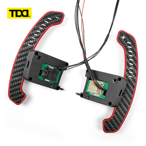 Palancas de cambio magnéticas de fibra de carbono TDD LED para volante Mustang GT Shelby - Product Image 2