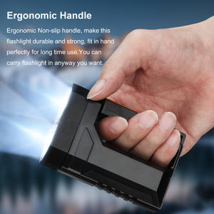 Linterna de mano Luz fuerte 8 LED Pantalla de alimentación Antorcha 4000mAh Batería 9 modos Ype-C USB Noche Camping Luz de flash de emergencia - Product Image 6