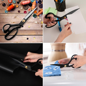 8-inch Professional Fabric Scissors and Yarn Scissors ultra sharp Tailor Scissors Set for Cutting Fabrics <b>Canvas</b> Denim - Product Image 6