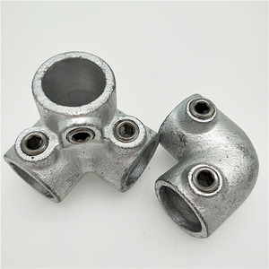 Abrazaderas de llave de revestimiento galvanizado grueso Abrazadera de llave de ajuste para barandillas de seguridad - Product Image 6