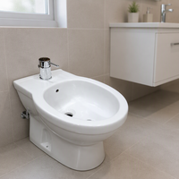 Bidet moderne en porcelaine à poser au sol, design écologique, Inodoro Y Bidet pour salle de bain, Argentine