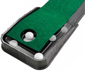 Коврик для гольфа 220 см (87 дюймов) с возвратной дорожкой для внутреннего и наружного зеленого коврика - Product Image 2