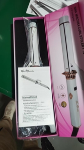<span class=keywords><strong>Fer</strong></span> à friser professionnel PTC électrique pour cheveux bouclés, styler à ondulations grandes, en céramique, à ions négatifs - Product Image 6