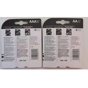 LR6 AA2 No.5 배터리 알카라인 AA 알카라인 배터리 사이즈 AAA/LR03/AM3 1.5V 건전지 알카라인 - Product Image 4