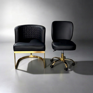 Sillón de Manicura Moderno Diana de C Beauty Salon con Ruedas para Clientes - Product Image 1