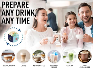 เครื่องตีฟองนมไฟฟ้าแบบมือถือ ใช้แบตเตอรี่ สำหรับทำลาเต้ ขายส่ง - Product Image 4