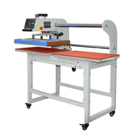 Presse à chaud pneumatique 40*60cm double face pour sublimation complète 220-380V pour transfert sur T-shirts et vêtements