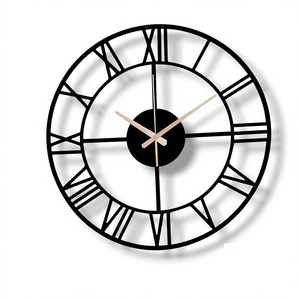 Reloj de Pared Moderno de Metal con Diseño de Naturaleza Muerta, Elegante Movimiento de Cuarzo Analógico para Sala de Estar, Dormitorio, Oficina, Cocina, Estilo Antiguo - Product Image 6