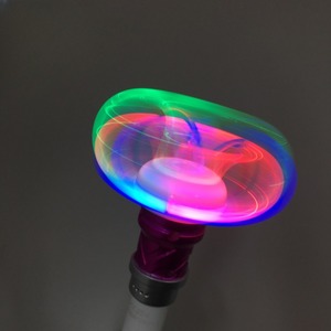 DIY Magischer Regenbogen Lichtfaser LED Spinner Zauberstab Rotierender Leuchtstab Kindergeschenk Party Shooting Requisite - Product Image 2