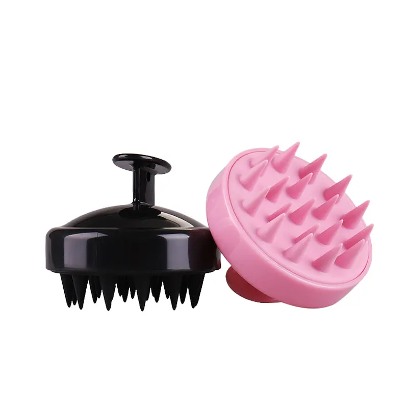 Escova de silicone para couro cabeludo, shampoo massageador de cabeça e corpo para limpeza de cabelo humano Lohas