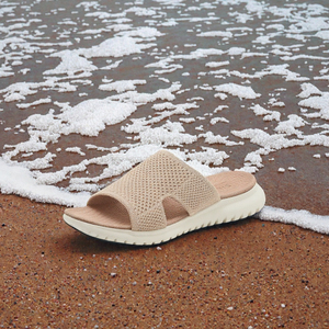 Sandales plates d'été en gros pour femmes, personnalisables en PU imprimé, antidérapantes, respirantes, décontractées, à enfiler pour la plage - Product Image 2