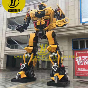 Grand métal personnalisé accessoires d'extérieur rétro voiture film grandeur nature voix <span class=keywords><strong>Robot</strong></span> Sculpture fer <span class=keywords><strong>Spider</strong></span> <span class=keywords><strong>Man</strong></span> transformateurs Statues Logo - Product Image 6