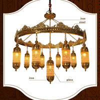 Lustre suspendu LED sur mesure de style marocain musulman pour mosquée et salle de prière