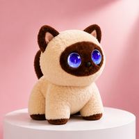 Cadeau de Thanksgiving, jouet interactif pour chat en peluche chantant, unisexe, approuvé EN71, 30 cm, jouet interactif pour chat pour enfants, décoration de la maison