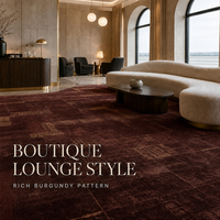 Moquette tissée classique durable à tuftage abstrait pour auditorium, couloir d'hôtel, maison, salle de prière, en polypropylène, tissée à la machine