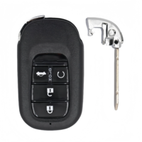Clé de voiture intelligente à distance pour Honda Civic CR-V Accord HRV FIT XRV ZRV Odyssey Pilot 433 MHz Puce 4A 2/3/4 boutons KR5TP-4