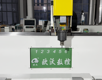 Machine de fabrication de fenêtres et de portes en aluminium à tête unique modèle OUWO 4200MM, machine de perçage et de fraisage CNC pour profilés en aluminium