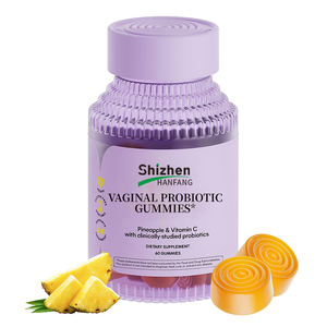 Caramelos probióticos vaginales para mujeres - Equilibran el pH, la cantidad de levaduras y ofrecen un aroma fresco. Apoya la <span class=keywords><strong>flora</strong></span> <span class=keywords><strong>bacteriana</strong></span> saludable + Vitamina C - Product Image 1