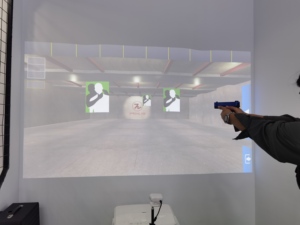 Sistema interactivo de tiro al blanco de pared Juego de entretenimiento deportivo <span class=keywords><strong>para</strong></span> niños y adultos Home Wall Interactive Video Arena - Product Image 2